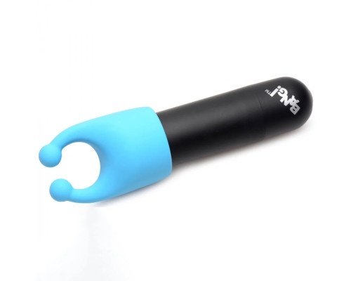 Вибропуля с 4 эластичными насадками Rechargeable Bullet With 4 Attachments