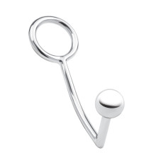 Кольцо на пенис с анальным стимулятором Stainless Steel Anal Hook   Cock Ring