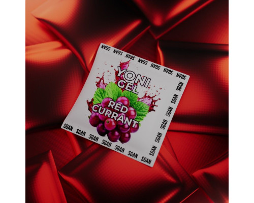 Саше лубриканта для орального секса SGAN со вкусом красной смородины - 5 мл.