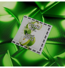 Саше лубриканта для орального секса SGAN со вкусом кислого яблока - 5 мл.