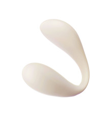 Бежевый вибратор для ношения Carla с управлением через приложение