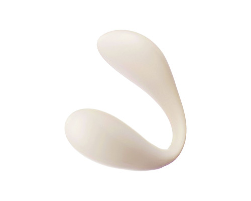 Бежевый вибратор для ношения Carla с управлением через приложение