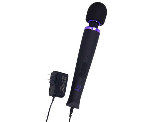 Черный жезловый вибромассажёр Merci Power Wand