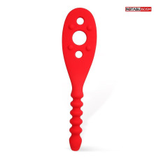 Красная силиконовая шлепалка - 30 см.