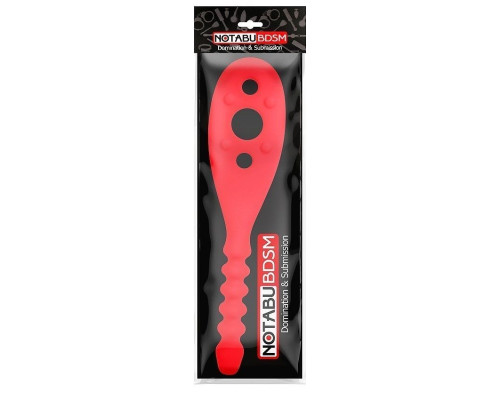 Красная силиконовая шлепалка - 30 см.