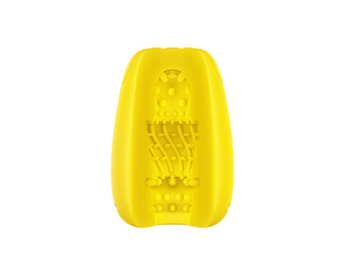 Желтый мастурбатор-яйцо Bisedze