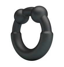 Черное эрекционное кольцо Meco