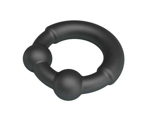 Черное эрекционное кольцо Meco