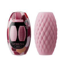 Розовый нереалистичный мастурбатор Athena
