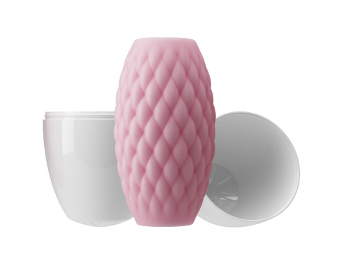 Розовый нереалистичный мастурбатор Athena