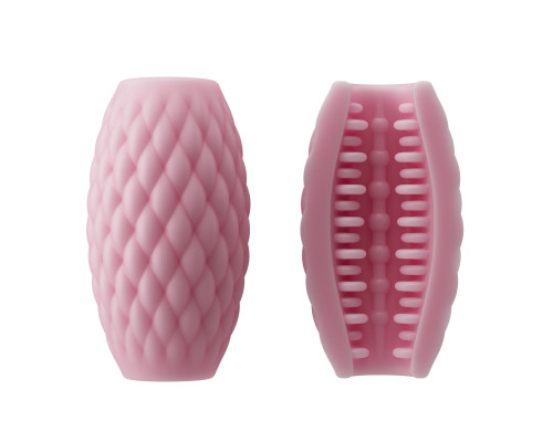 Розовый нереалистичный мастурбатор Athena