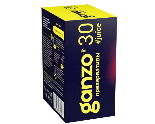 Ароматизированные презервативы Ganzo Juice - 30 шт.