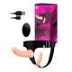 Женский страпон с 2 насадками, вибрацией и пультом ДУ