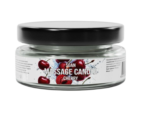 Массажная свеча «Спелая вишня» - 50 мл.