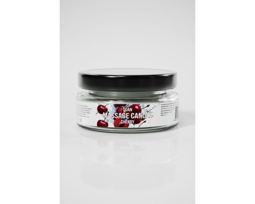 Массажная свеча «Спелая вишня» - 50 мл.