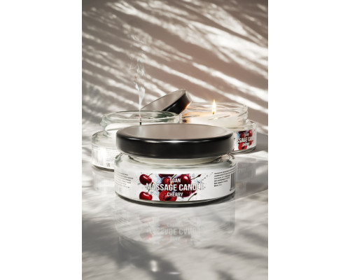 Массажная свеча «Спелая вишня» - 50 мл.