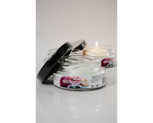 Массажная свеча «Цветущий пион» - 50 мл.