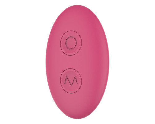 Розовый вибратор с возвратно-поступательными движениями Up And Down Vibe