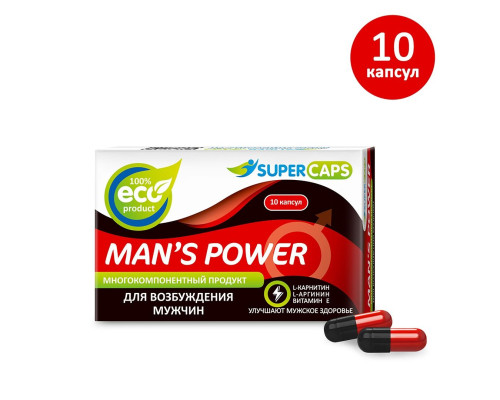 Капсулы для мужчин Mans Power - 10 капсул (0,35 гр.)