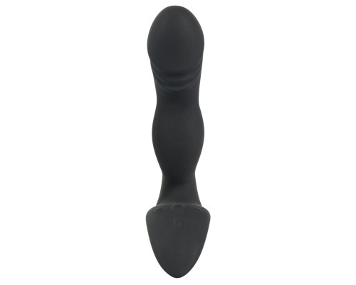 Черный перезаряжаемый вибростимулятор простаты Rechargeable Prostate Stimulator