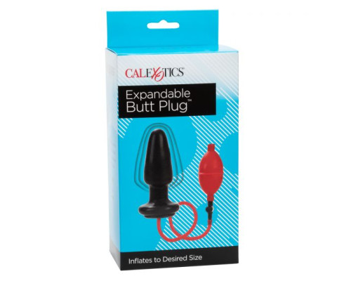 Анальная пробка Expandable Butt Plug с функцией подкачки - 9,5 см.