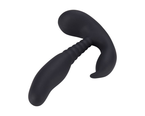 Черный стимулятор простаты Anal Pleasure Dual Vibrating Prostate Stimulator - 13,5 см.