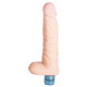 Телесный вибромассажёр Vibro Realistic Cock Dildo - 18 см.