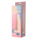 Телесный вибромассажёр Vibro Realistic Cock Dildo - 18 см.