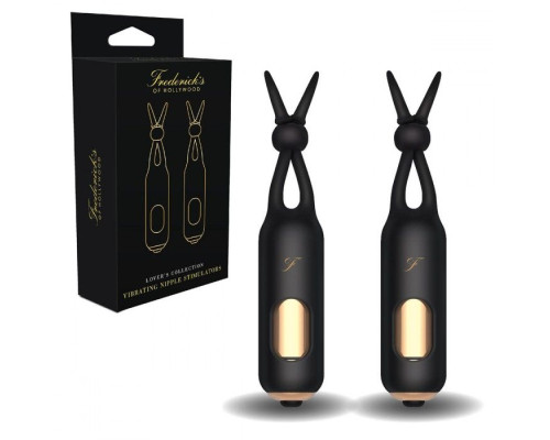 Черные вибростимуляторы для массажа сосков Vibrating Nipple Stimulators