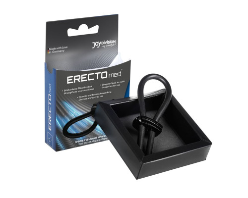 Черное эрекционное кольцо-лассо ERECTOmed Ring Черное эрекционное кольцо-лассо ERECTOmed Ring