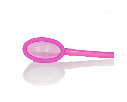 Розовая помпа для клитора Mini Silicone Clitoral Pump