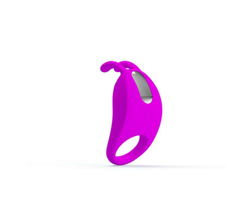 Лиловое эрекционное кольцо с вибрацией Rabbit Vibrator