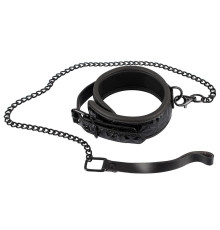 Ошейник и поводок с геометрическим узором Collar with Leash