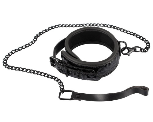 Ошейник и поводок с геометрическим узором Collar with Leash