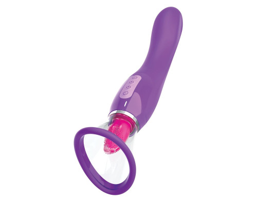 Фиолетовый вакуумный клиторальный стимулятор Her Ultimate Pleasure
