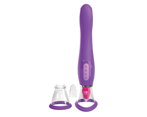 Фиолетовый вакуумный клиторальный стимулятор Her Ultimate Pleasure