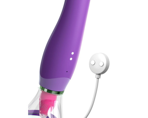 Фиолетовый вакуумный клиторальный стимулятор Her Ultimate Pleasure