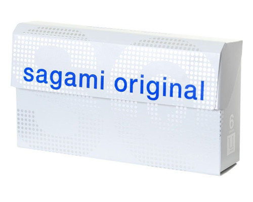 Ультратонкие презервативы Sagami Original 0.02 Quick - 6 шт.