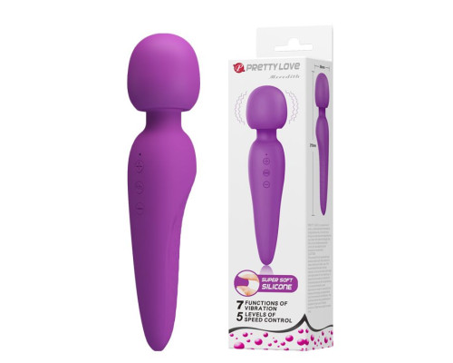 Фиолетовый жезловый вибратор Meredith