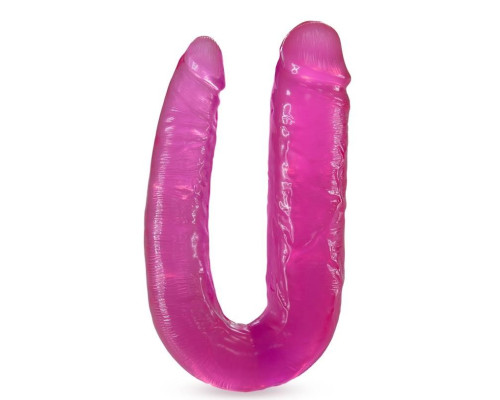 Розовый двусторонний фаллоимитатор Double Headed Dildo - 45 см.