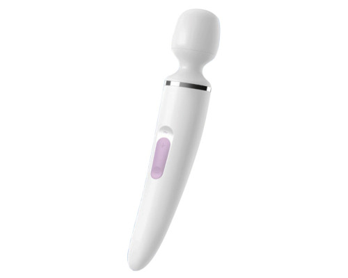 Белый вибратор Satisfyer Wand-er Woman