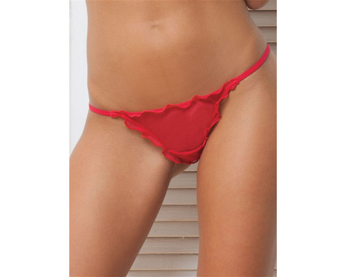 Сексуальные стринги из сетчатой ткани