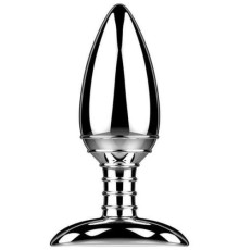 Металлическая анальная вибропробка Cestos - 10,8 см.