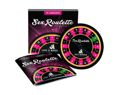 Настольная игра-рулетка Sex Roulette Love   Marriage