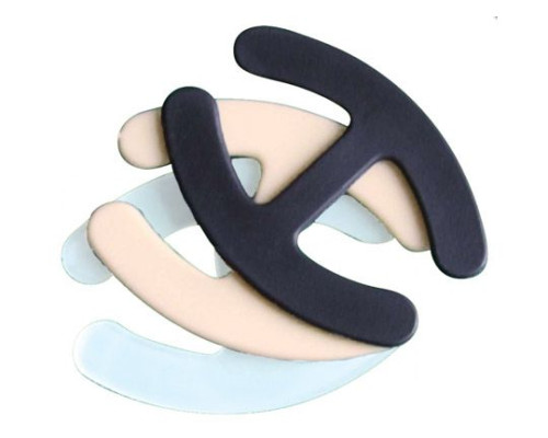 Набор из 3 пластиковых соединителей для бретелей разного цвета