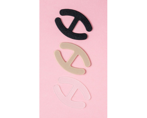 Набор из 3 пластиковых соединителей для бретелей разного цвета