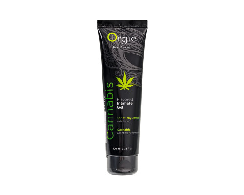 Интимный гель на водной основе Orgie Lube Tube Cannabis - 100 мл.