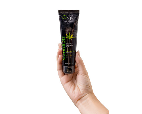 Интимный гель на водной основе Orgie Lube Tube Cannabis - 100 мл.