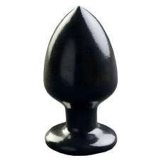 Черная большая анальная пробка MAGNUM 10 - 14,5 см.