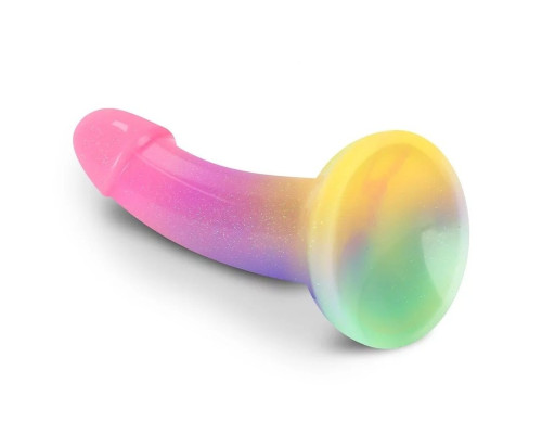 Фаллоимитатор из жидкого силикона Dildolls Stargazer - 17,6 см.